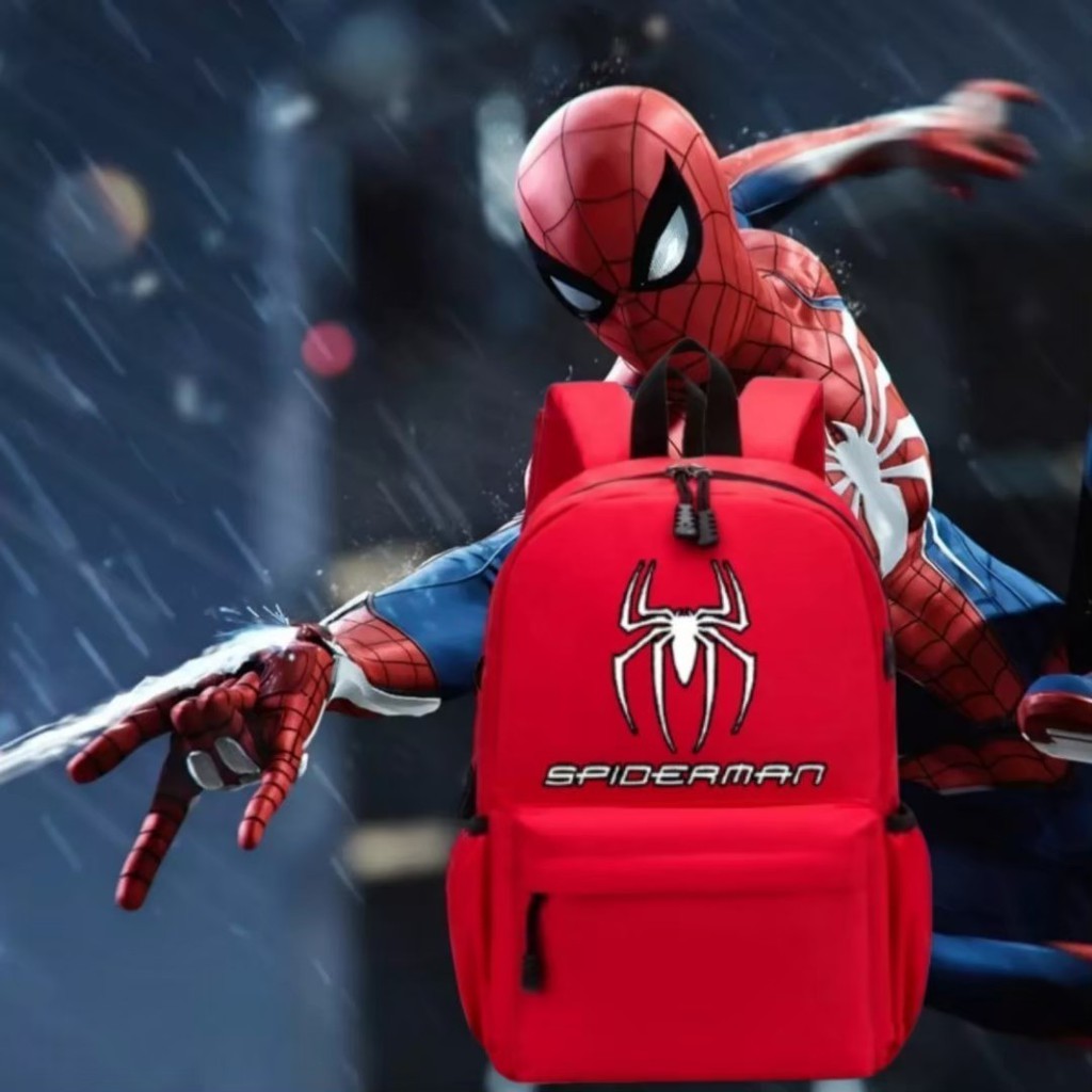 DT_123 - Tas sekolah spiderman anak laki-laki anak perempuan back pack sekolah anak tk sd