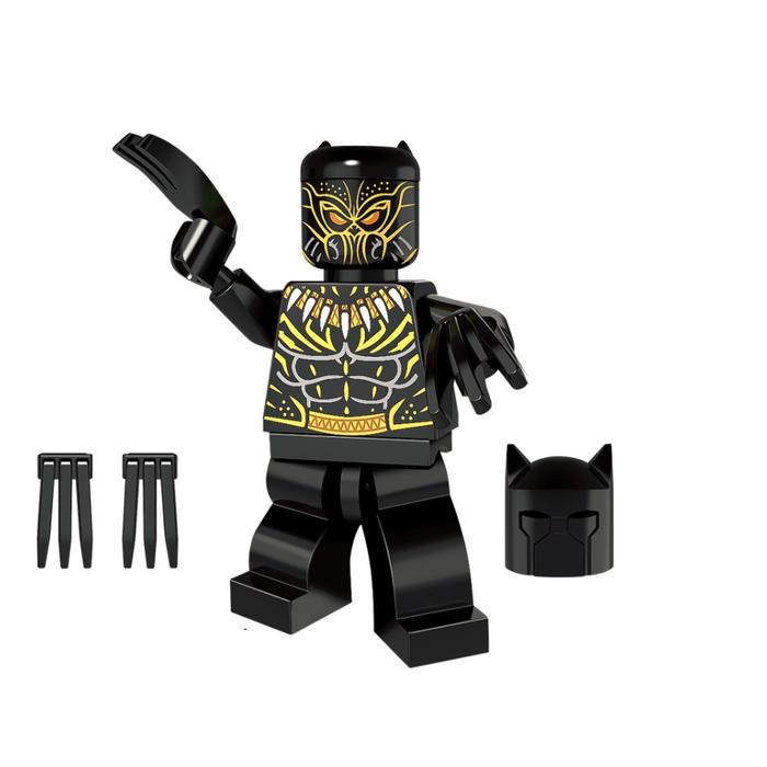 Marvel Avengers Black Panther Killmonger Vibranium Minifigure Lego kw