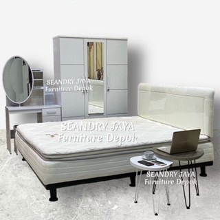 Paket Kamar Set Pengantin/Lemari Minimalis/Furniture Depok Promo Murah/SEANDRY JAYA Furniture Depok