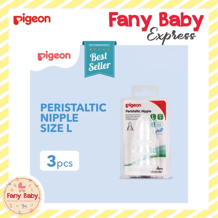 PIGEON PERISTALTIC SLIM NECK NIPPLE BLISTER