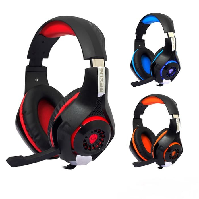 Headset Rexus F55 - Rexus F55 Headset Gaming Vonix with Mic LED F-55