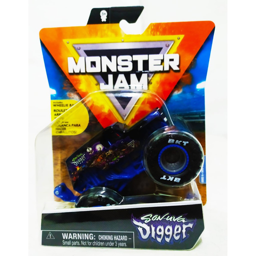 Hot Wheels Monster Jam Son-Uva Digger Wheelie Bar