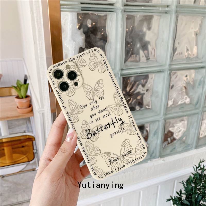 Butterfly Case Motif Kupu-Kupu Untuk Vivo Y11 Y20s G Y20 Y12 Y15S Y15A Y21S Y21 2021 Y33S Y17 Y15 Y50 Y30 Y53 Y91C Y95 Y12i Y12S