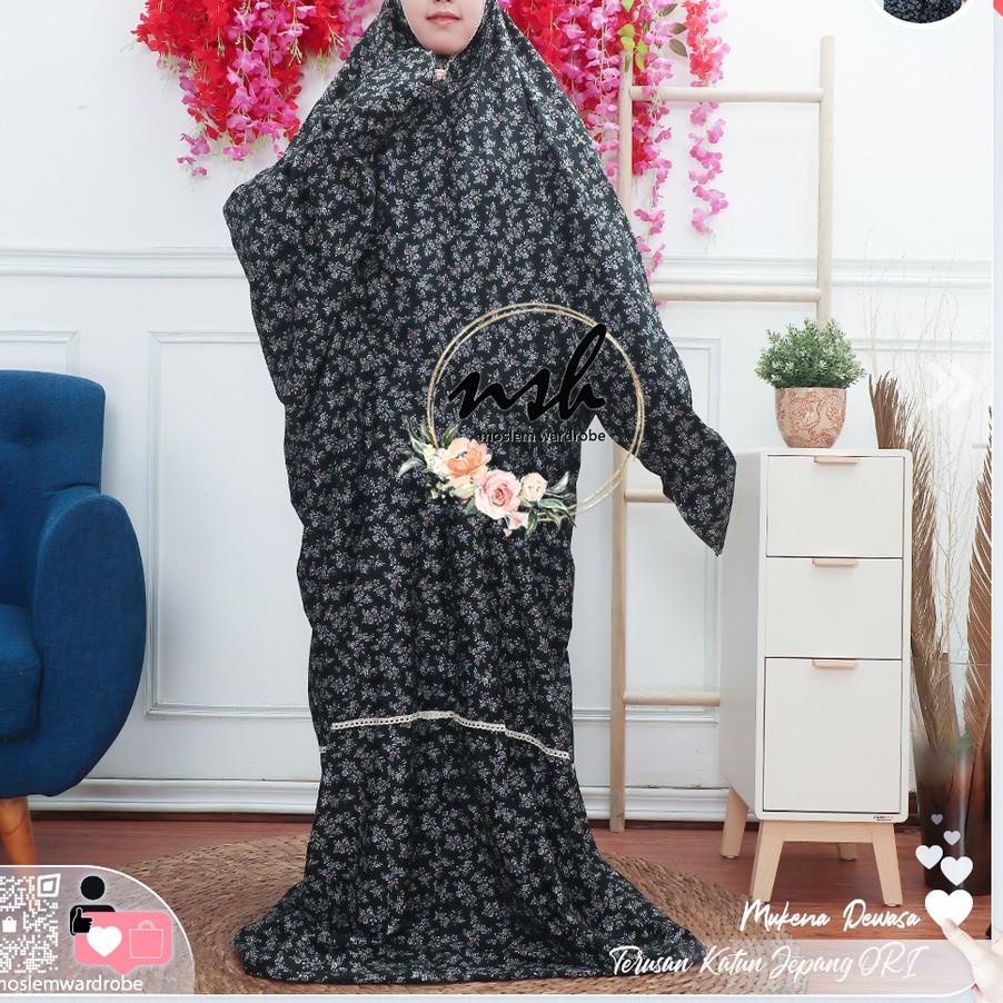 [𝓷𝓼𝓱] Mukena Dewasa Terusan Katun Jepang ORI