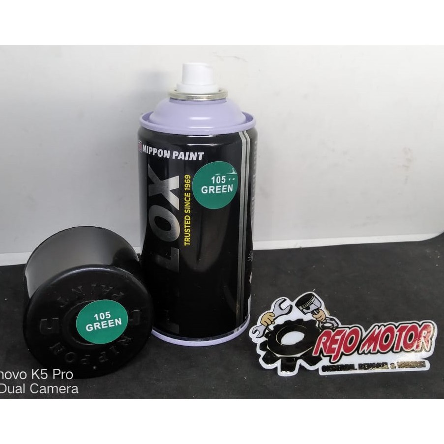 

PILOX/PYLOX /SOLID COLOURS & METALLIC COLOURS/ 105 GREEN / ANTI BAKAR ORIGINAL NIPPON