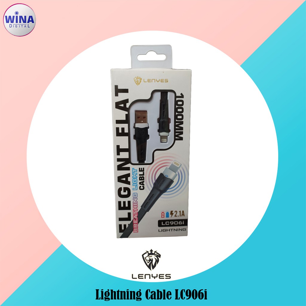 Kabel Data iPhone Lightning Cable Lenyes LC906i