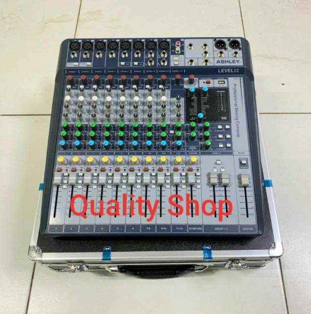 Mixer Ashley 12 Channel Level 12 / Level-12 Original plus harcase bisa komputer