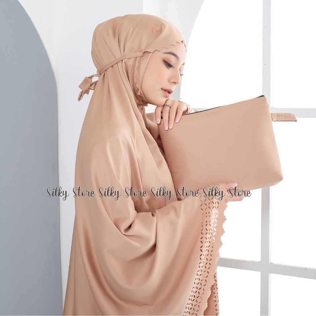 Jual Mukena Dewasa Daily Silky Laser Cut Mewah Premium Shopee Indonesia