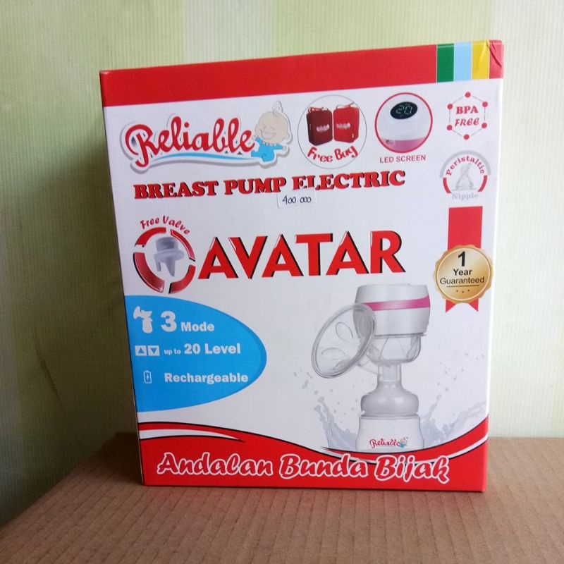 RELIABLE BREAST PUMP ELECTRIC AVATAR RPS-9919