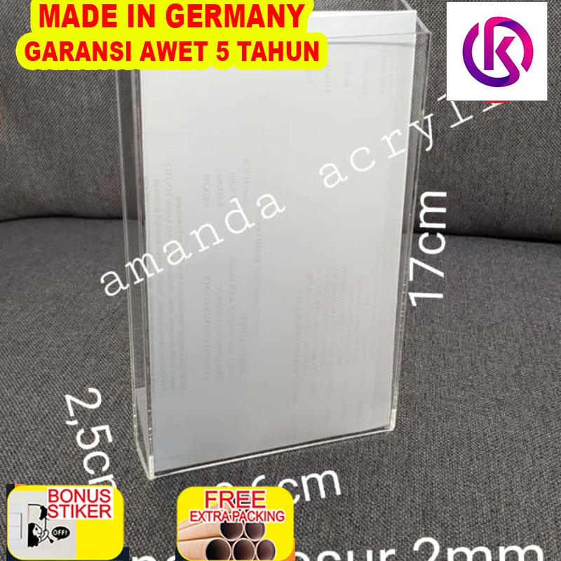 

Terlaris Acrylic tempat brosur 2mm (106x25x17)