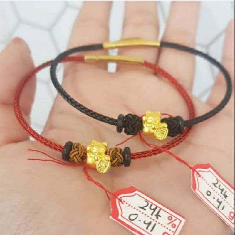 charm lucky cat tanpa gelang