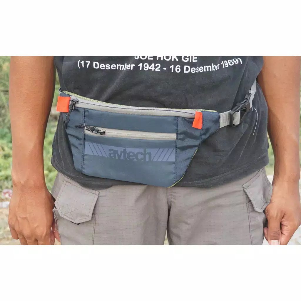 Tas Pinggang Avtech Paspor Bag Original Waistbag