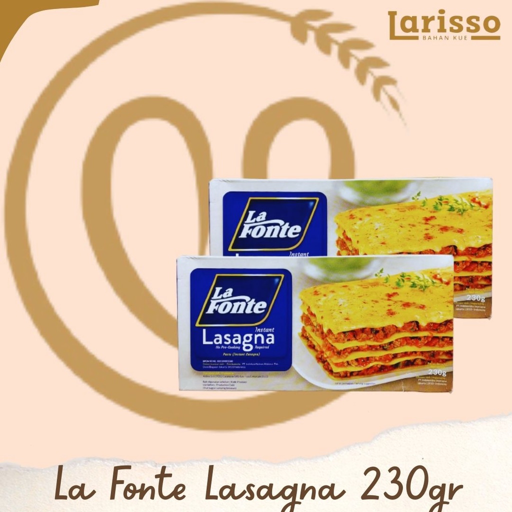 

LA FONTE LASAGNA 230GR
