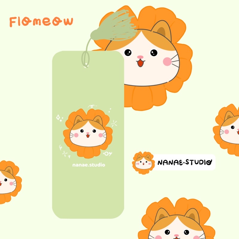 

Bookmark | Pembatas Buku - Flomeow BM01 | Nanae.studio