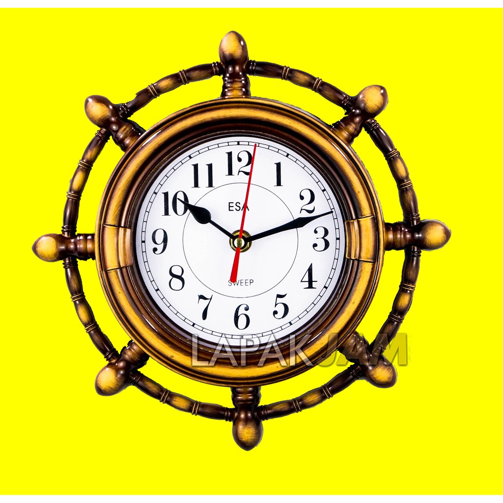 Suplier Jam Dinding Esa Tld-35028e Sweep Movement Diameter 25cm Best Seller 3OrB0WSjdRz6Z