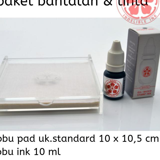 

♂ Bantalan Stempel - Lambat Kering - Tinta Stempel Permanen - Nobu Pad - 15 ml dan Pad ♨