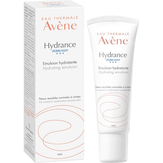 Avene Hydrance Light Hydrating Emulsion Rich Hydrating Cream 40ml ORIGINAL