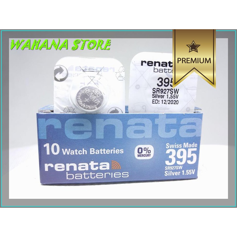 BATTERY BATREI BATERE RENATA SR927SW RENATA 395 ORIGINAL