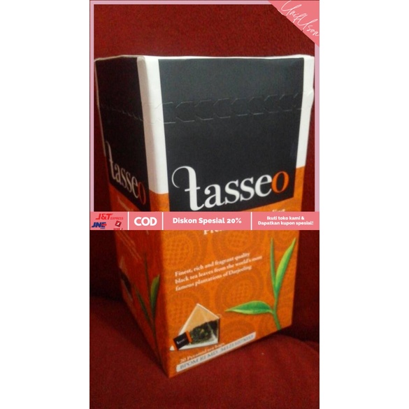 

⭐COD⭐ Tasseo Premium Darjeeling Tea Bags Teh Celup