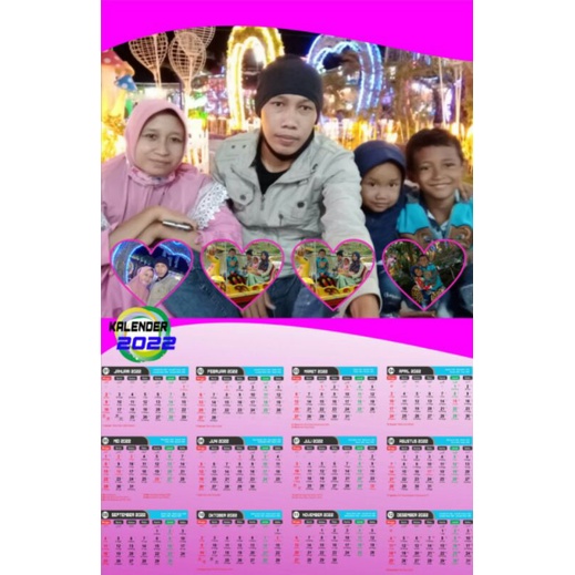 

KALENDER CUSTOM 2022 / KALENDER FOTO SENDIRI