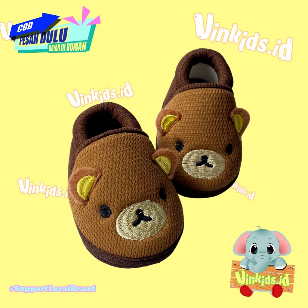 Vinkids Sepatu Bayi Laki Laki 0 12 Bulan / Sepatu Bayi Lucu / Sepatu Bayi Karakter / Baby shoes / Perlengkapan Baby