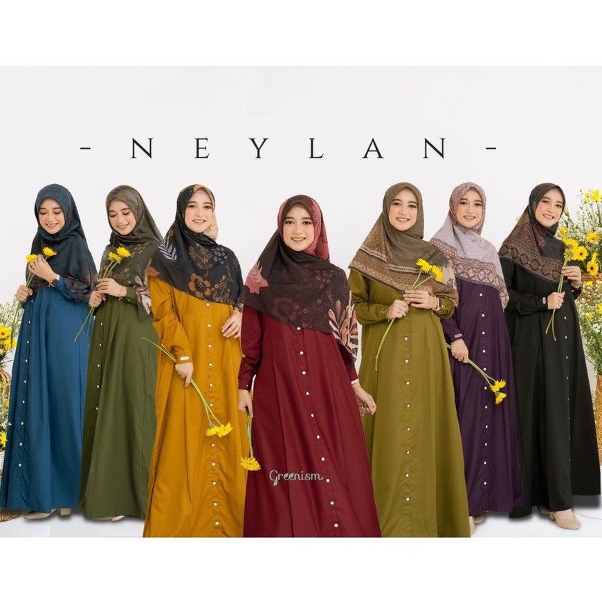 Greenism Gamis Neylan Quality Premium Syari'i Dress