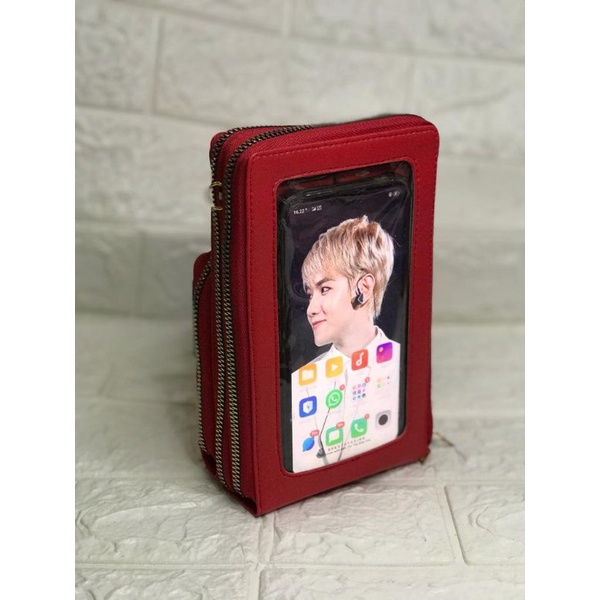 Rully_Tas Dompet Selempang 3 Ruang Touchscreen