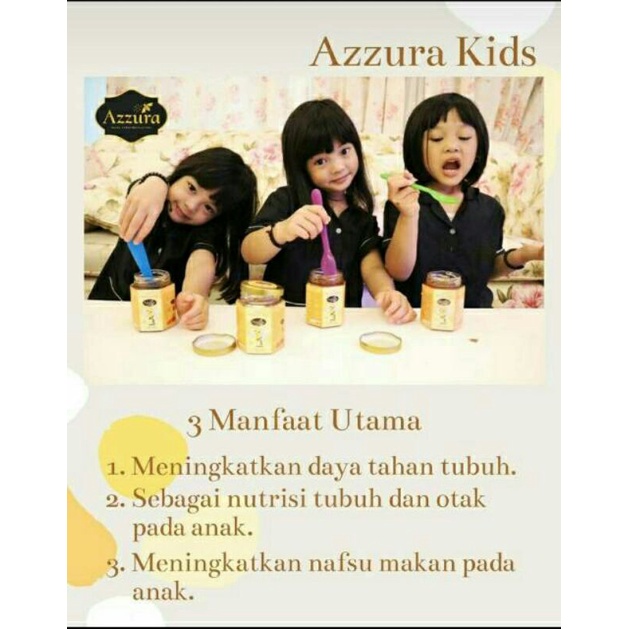 Madu Azzura Kids 200gr Madu Multivitamin Anak