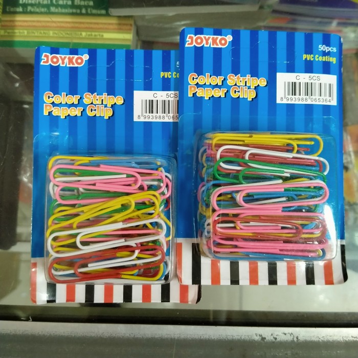 

Paper Clip warna (besar) Joyko C-5CS (isi 50pcs)