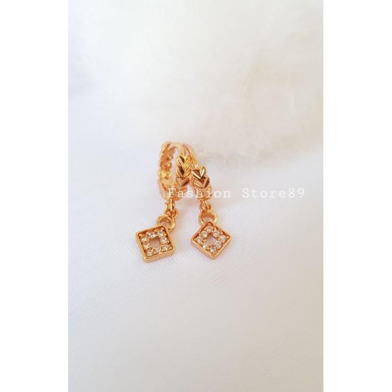 anting jurai xuping import motif love xuping perhiasan xuping fashion import bestseller