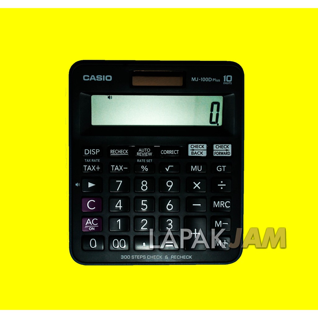 

Kalkulator Casio MJ100D With 300 Steps Dimensi 15x12cm BestSeller Awet