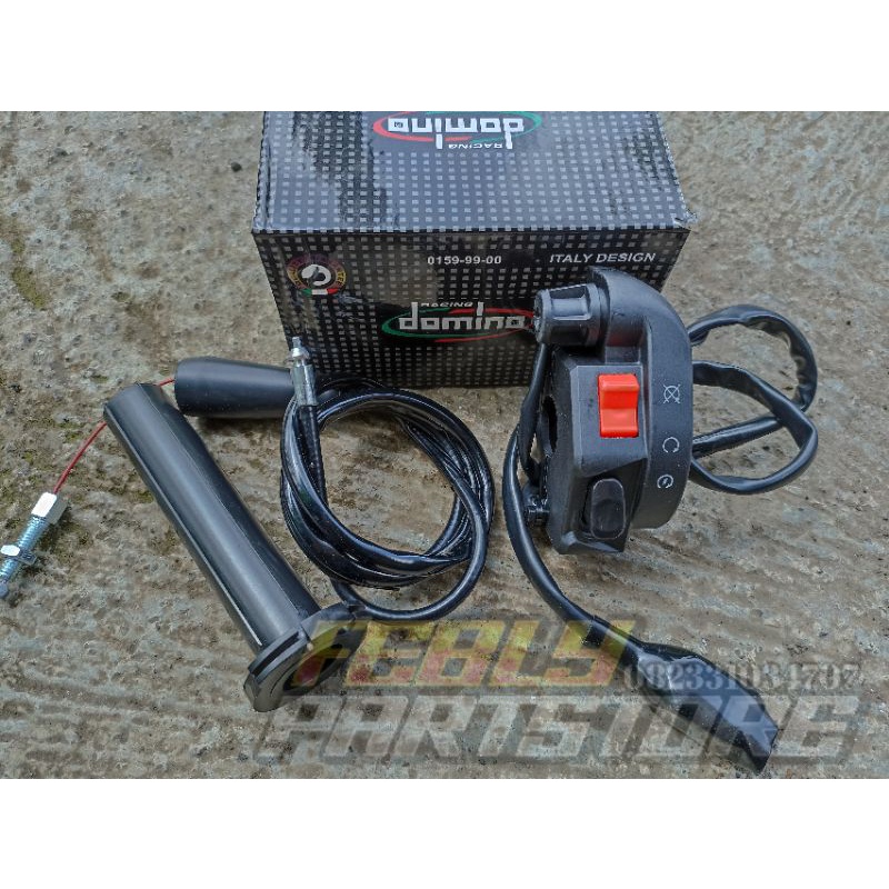 GAS SPONTAN KSR DOMINO HOLDER KANAN KSR HOLDER KSR SET KABELM SAKLAR LAMPU CB GL MEGAPRO TIGER GL100