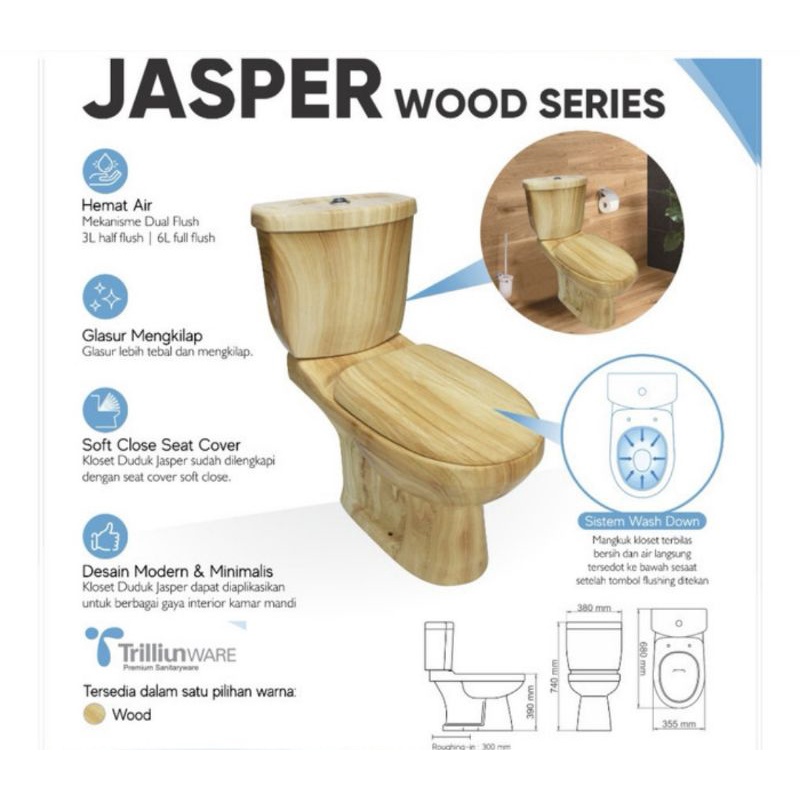 Closet duduk Jasper Wood TrilliunWare