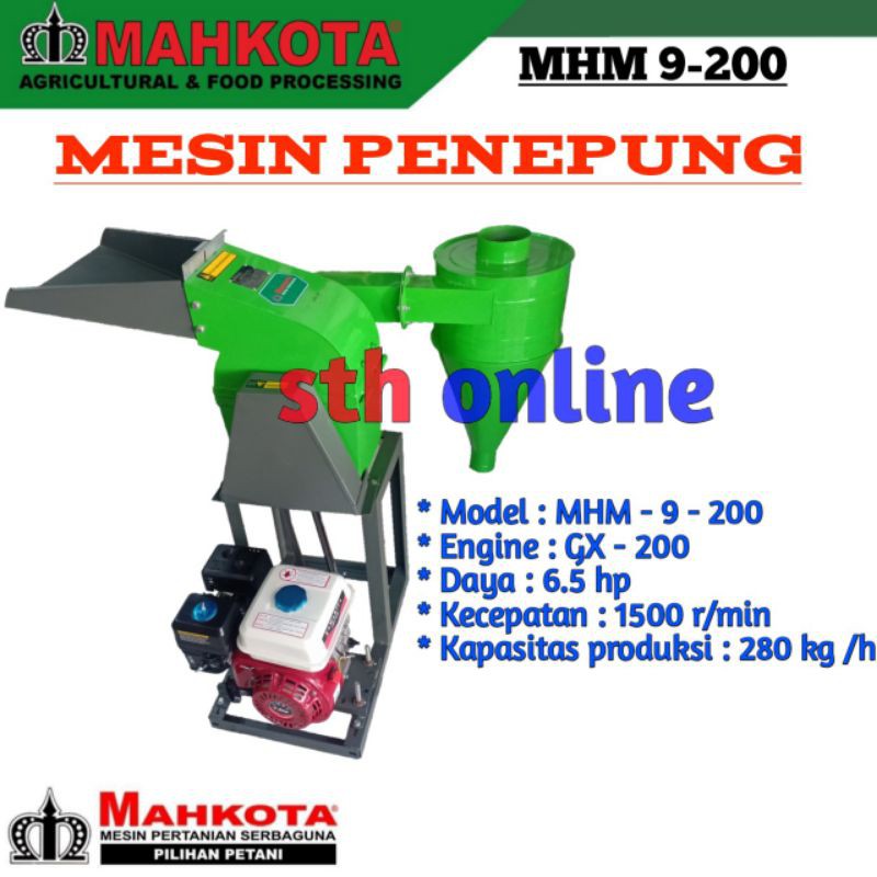 MESIN PENEPUNG MAHKOTA | MAMMER MILL MAHKOTA MHM 9-200