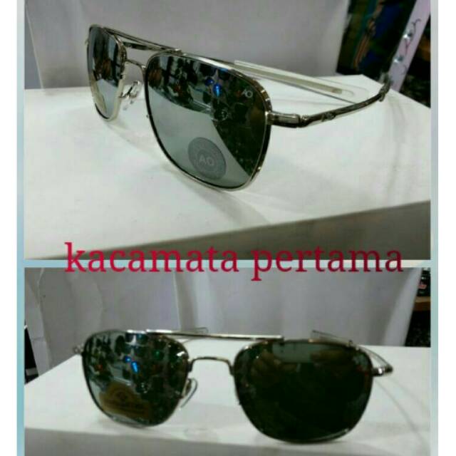 Kacamata pilot AO (Amerikan Optical ) tom cruise & Johnny Depp silver