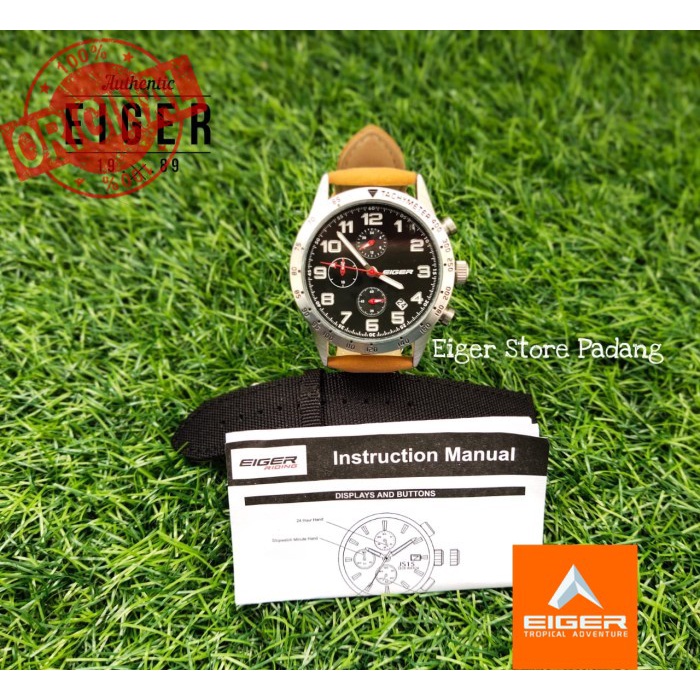EIGER1989 Jam Tangan Analog Riding Silverstone  5748 DIJAMIN ORIGINAL