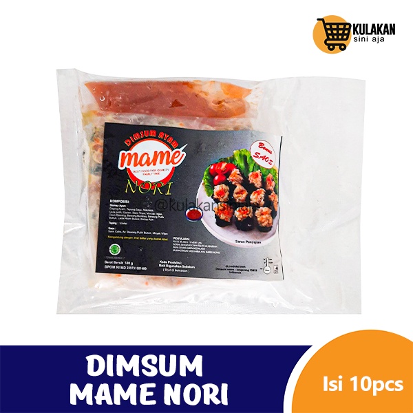 

Dimsum Mame Nori Isi 10 pcs