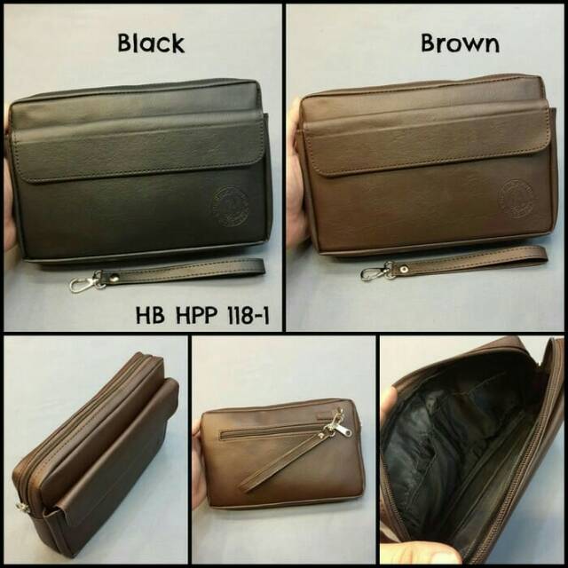 HANDBAG KULIT PRIA MERK HUSHPUPPIES/ HAND BAG  KULIT HUSH PUPPIES COWOK MURAH