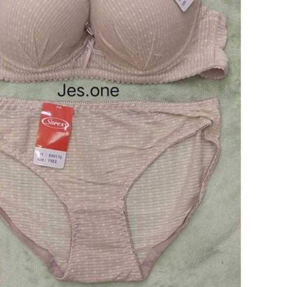 Sorex 99176 Bra Set Berkawat Busa Sedang Cup B Kait 3