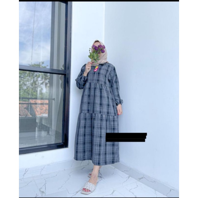 [COD] MIDI DRESS  LD 100 cm MOTIF PREMIUM LONG TUNIK DRESS JUMBO SANSO SABRINA LUCIU TERBARU / TERBA
