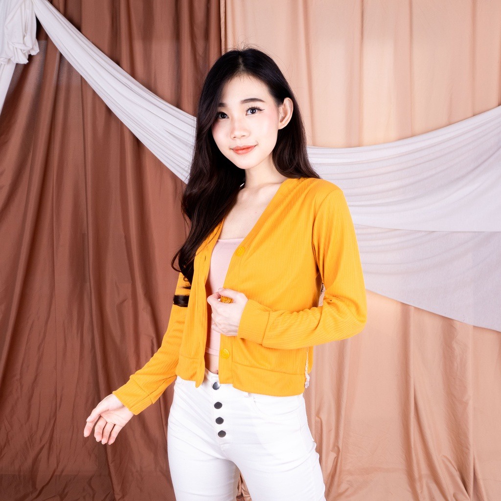 GSC -  CARDIGAN OUTER RIB WANITA TERBARU