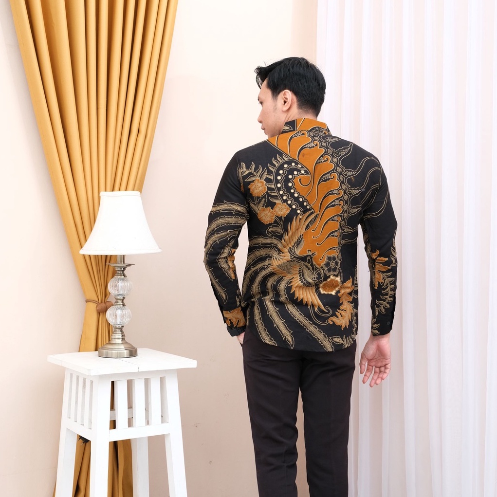 Baju Batik pria modern slimfit Baju Batik Pria Lengan Panjang slim fit baju batik pria premium baju seragam batik KERTOJOYO KJ013 kemeja batik pria lengan panjang full furing baju batik alisan Kemeja batik slim fit pria batik slimfit ATASAN batik premium