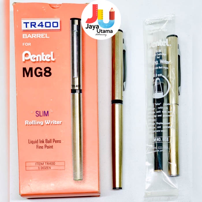 

mdn Isi REFILL Rolling Pen TR-400 Pentel Mg8 (Pcs)