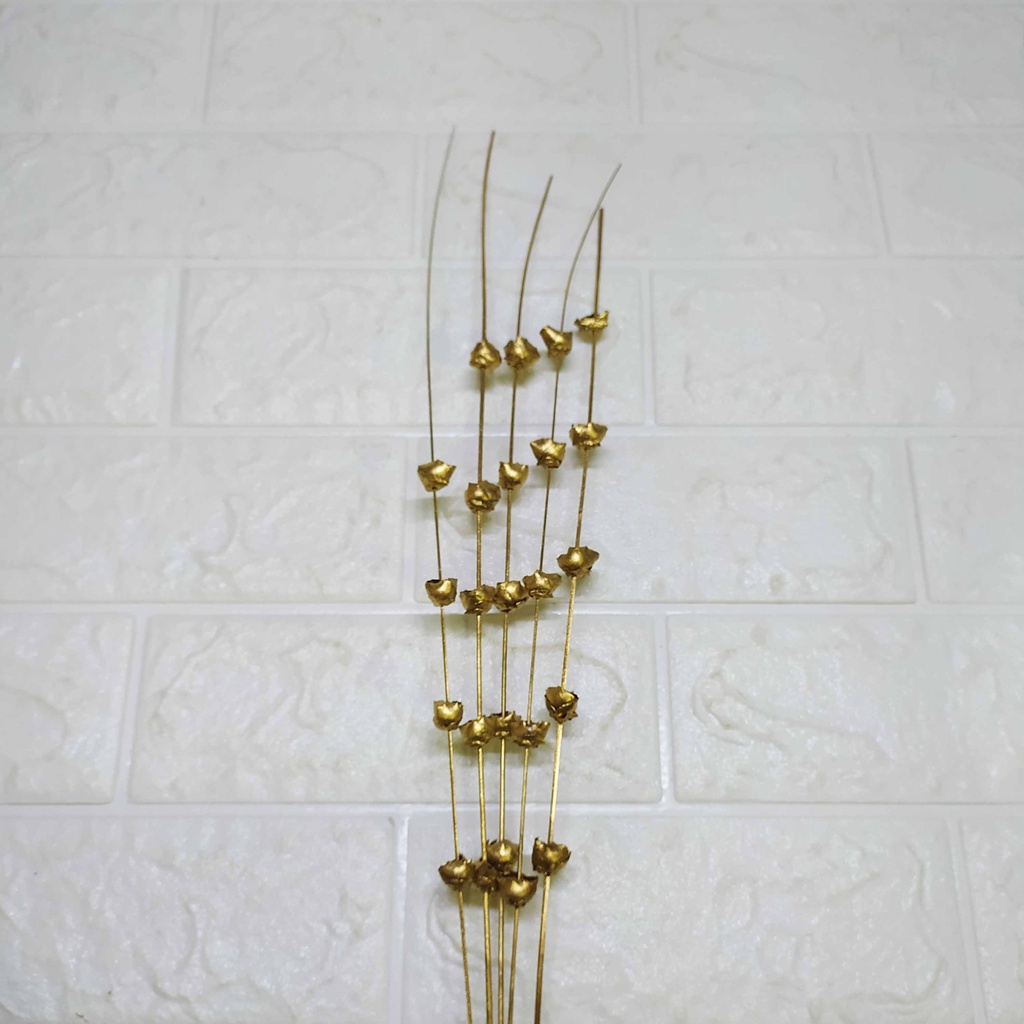Bunga Kering JALI BUNGA GOLD - Rustic aesthetic Dekorasi Cantik