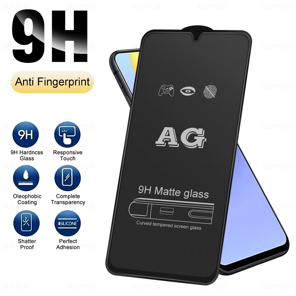 Ag Pelindung Layar Tempered Glass Matte 9H Untuk Vivo Y31 Y19 Y17 Y3 Y11 2019
