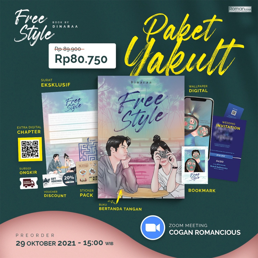 Novel Free Style Yakult Kesayangan Mas Aga Shopee Indonesia