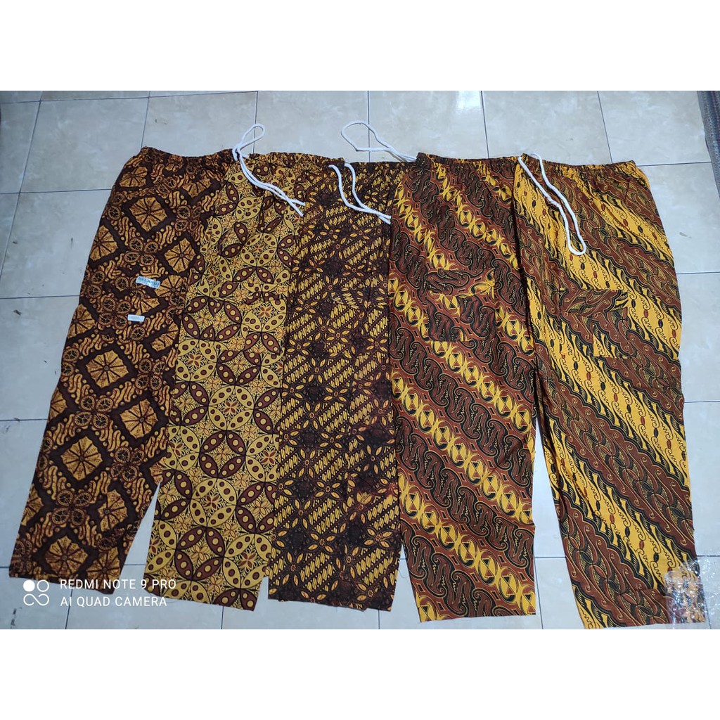 Celana Boim Batik Dewasa fit to XXL /JUMBO Panjang Santai Extra Big Size Supplier Grosir Murah