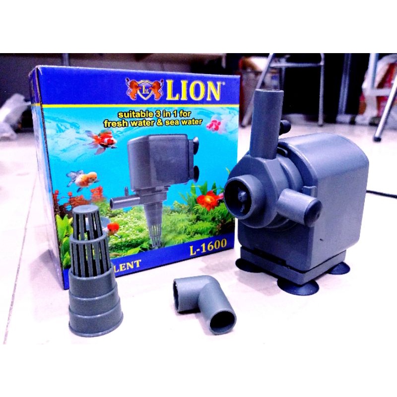 PROMO MURAH POMPA AQUARIUM KOLAM LION L 1600