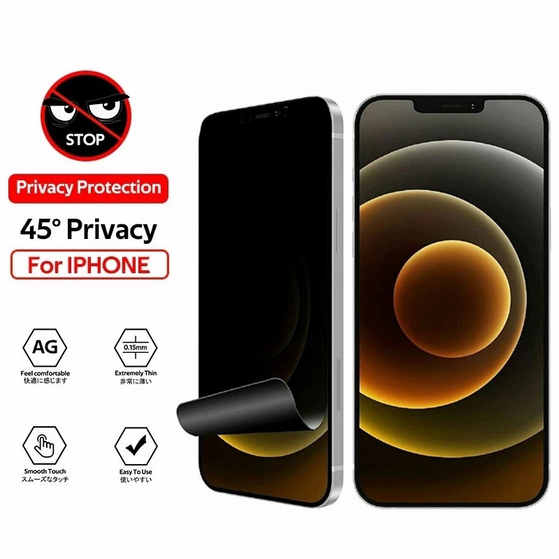 PWY PRIVACY / anti spy HYDROGEL anti gores IPHONE 12 PRO MAX / 12 PRO / 12 MINI / 12 / IPHONE 11 / 11 PRO / 11 PRO MAX