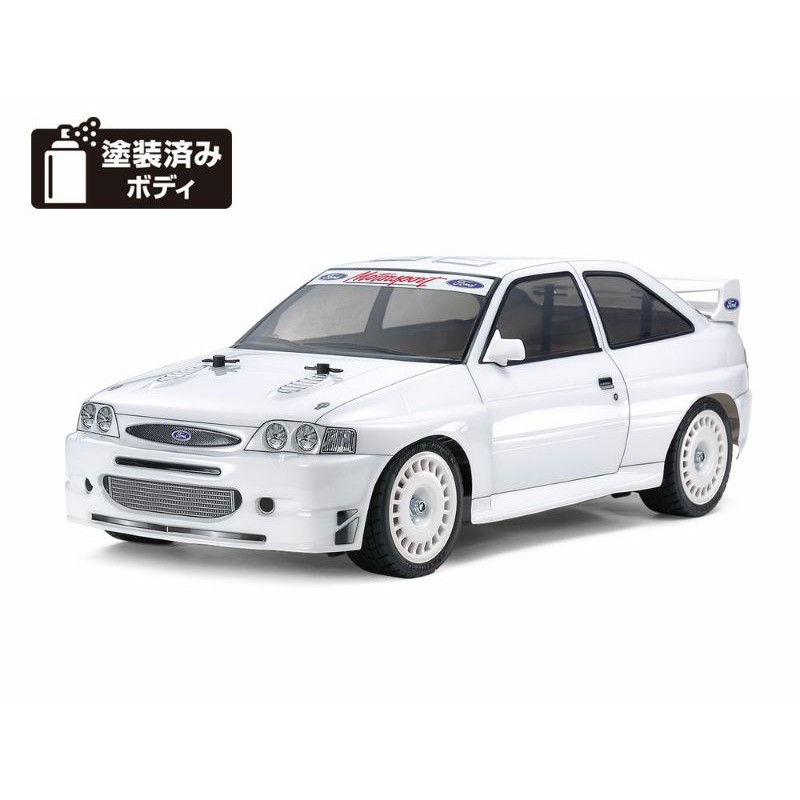 58691 Tamiya Electric RC Car Series 1 / 10RC 1998 Ford Escort Custom (TT-02 Chassis)